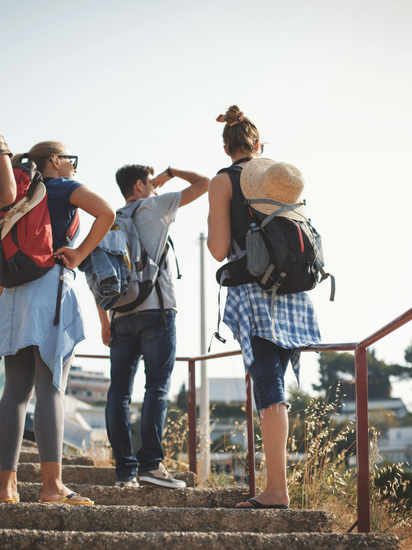 groupes de touristes